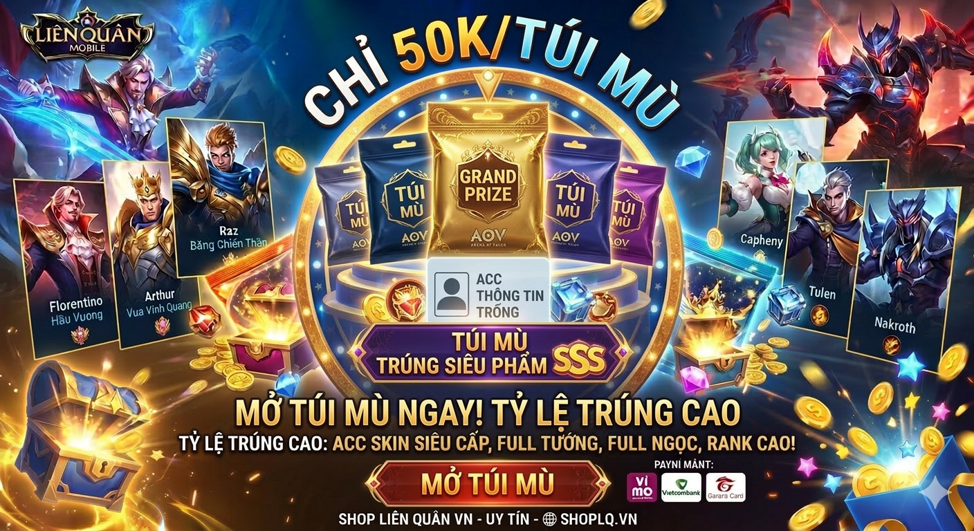 Túi mù chắc cú 50K